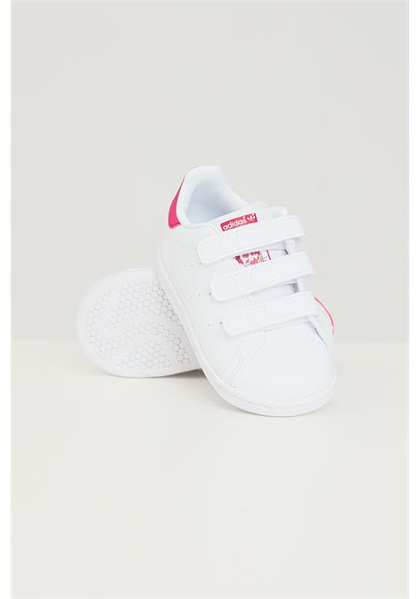 Sneakers Stan Smith bianche da neonato con strappi ADIDAS ORIGINALS | FX7538.